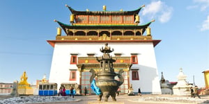 Gandan Monastery Ulan Bator Mongolia