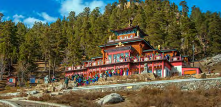 Mongolian Countryside Monastery 