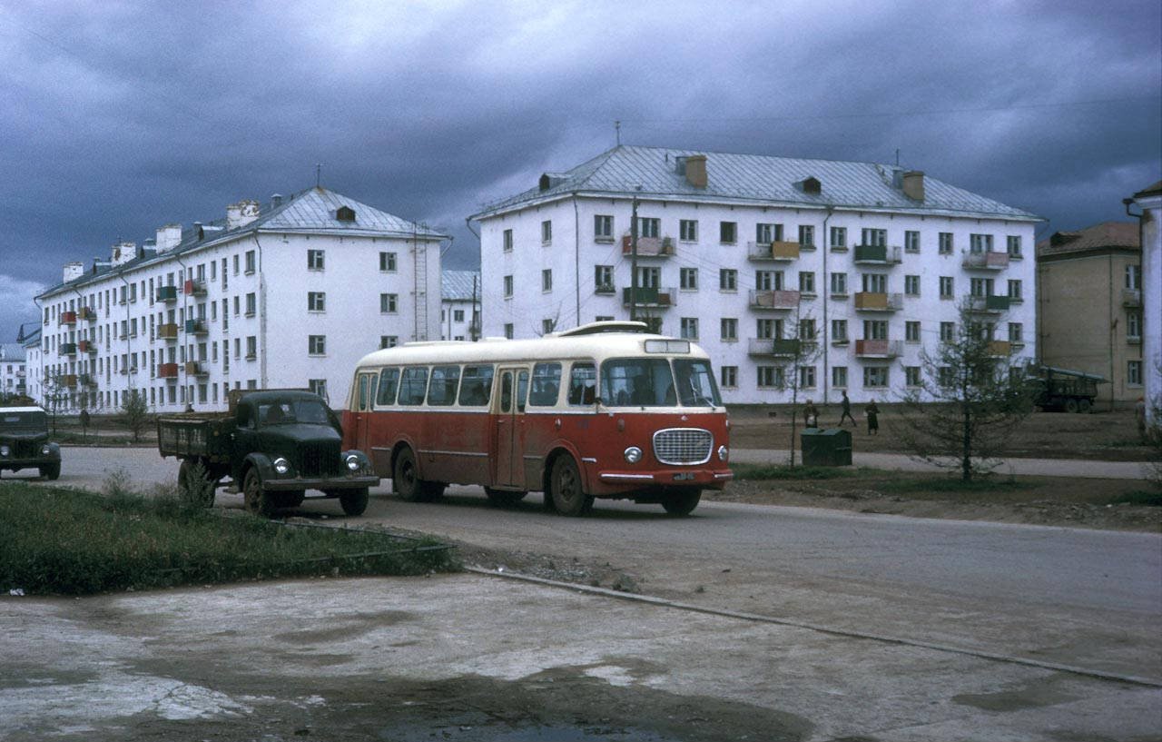 Hungary autobus in Ulaanbaatar, 1964