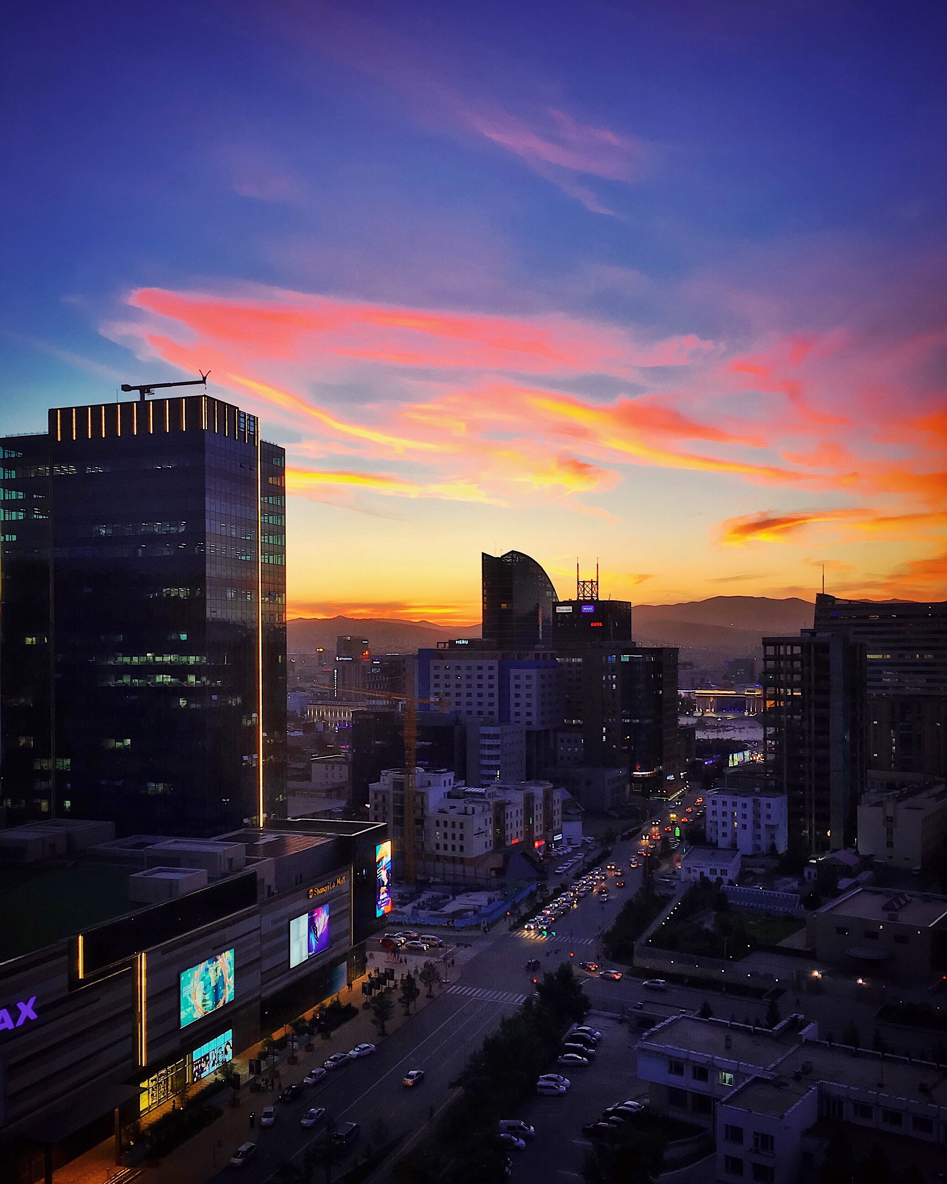 Ulaanbaatar sunset